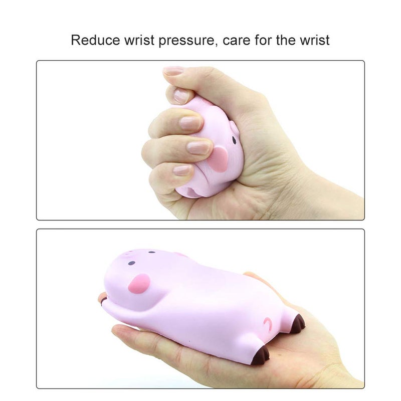 Sunffice Small Wrist Rest Mouse Pad, Mini Cute Pig Ergonomic Mousepad Memory Foam Design Pig Shape Wrist Support Pillow Rest Cushion Mat for Office Computer Laptop,Comfortable and Pain Relief(Pink) - Image 4